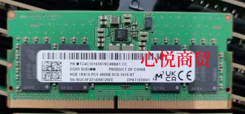 神舟 战神 TX9R7 Z9R7 G10 G12 DDR5 笔记本内存8G PC5 4800B - 图0