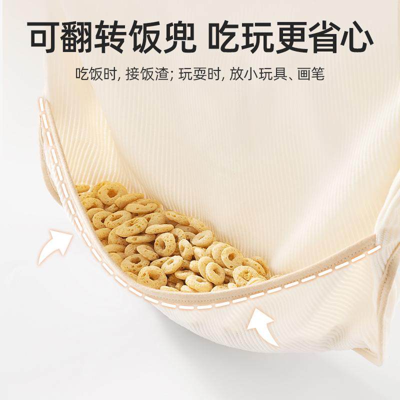 贝肽斯宝宝罩衣秋冬季外穿儿童吃饭防水防脏围兜灯芯绒围裙反穿衣,淘宝优惠券,粉丝福利购,淘宝优惠卷