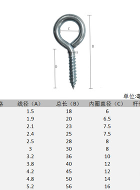 跨境开口长款羊角钉diy挂件配件9字羊眼钉金属灯钩杯钩自攻挂钩