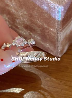 SHOPWendy | 星光浪漫 情侣对戒S925纯银男女款戒指纪念日礼物