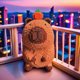 Internet celebrity Kapibala pen holder building block assembly toy