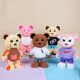 Super nice teddy bear building block educational assembly toy