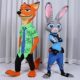 Extra large Judy Rabbit and Nick Fox educational assembly toy