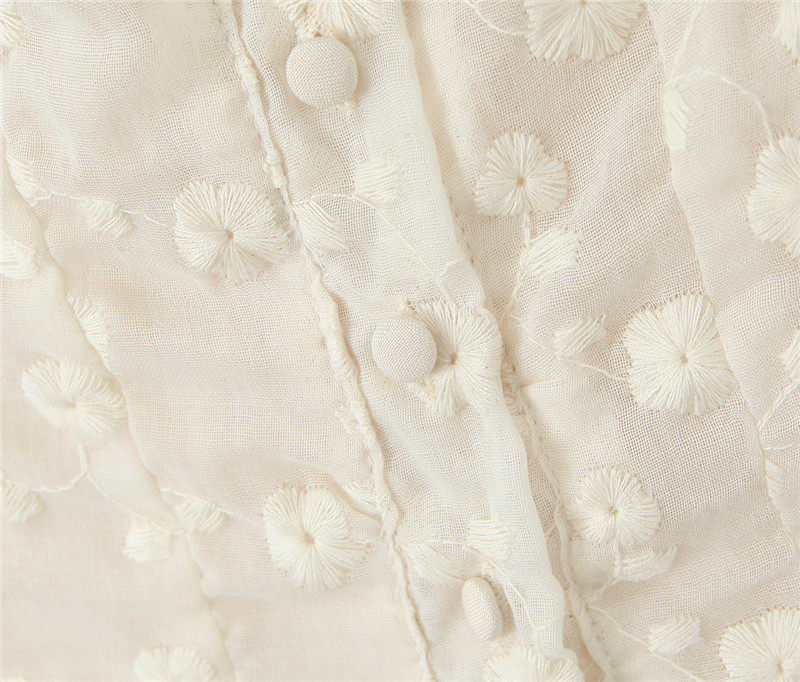 【包邮】法式小众重工刺绣领口抽绳系带单排扣吊带背心女夏季上衣,淘宝优惠券,粉丝福利购,淘宝优惠卷