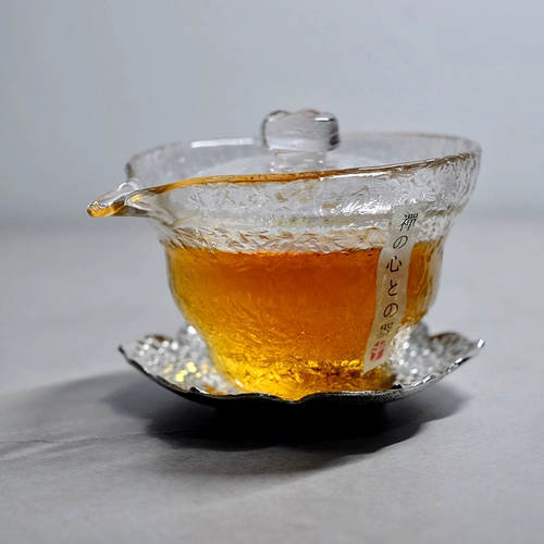 Японский стеклянный большой чай, хваталка, чайный сервиз, DIY, увеличенная толщина