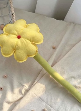 韩系四叶草小清新纯手工制作布艺田园风假花束送礼物情人节教师节
