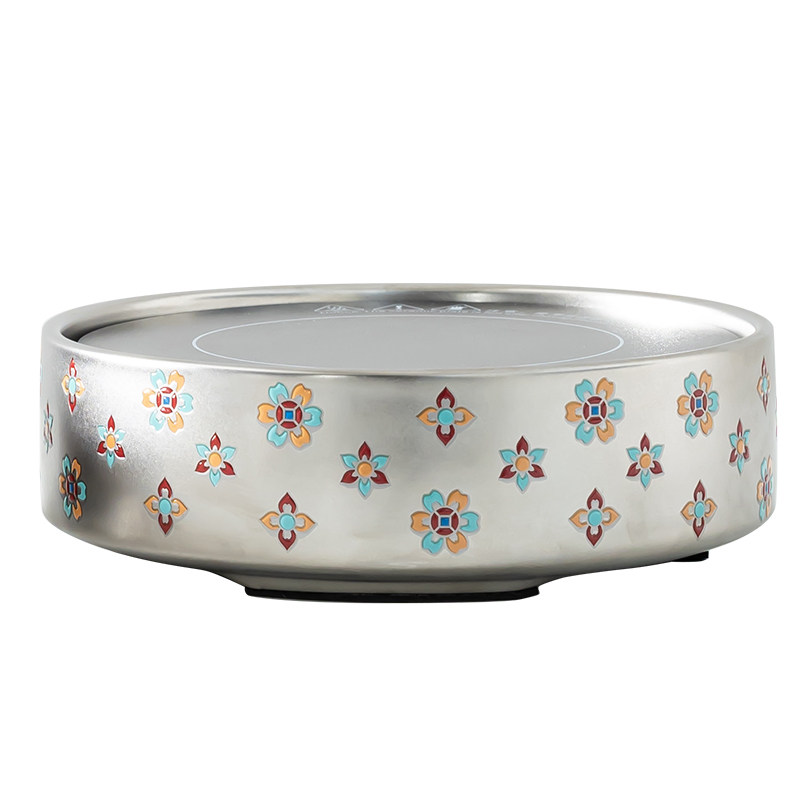 新款宝相花鎏钛银陶瓷电陶炉煮茶器茶炉煮茶壶家用纯钛烧水壶套装,淘宝优惠券,粉丝福利购,淘宝优惠卷