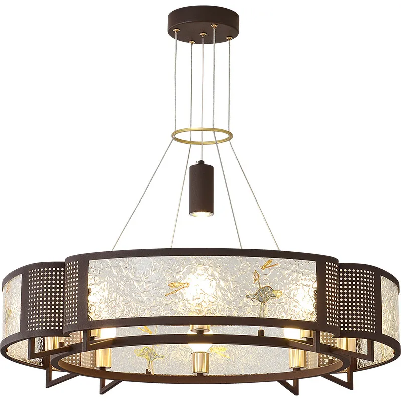 客厅吊灯宋式美学禅意新款茶室吊灯全光谱护眼中古风餐厅大厅主灯,淘宝优惠券,粉丝福利购,淘宝优惠卷