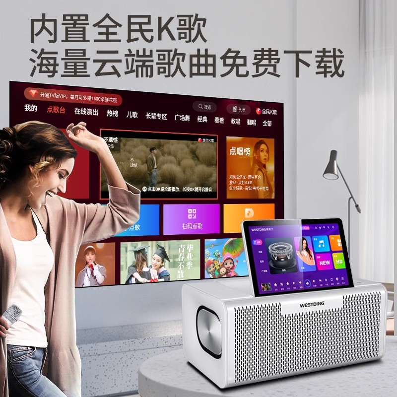 New high-end karaoke movie-watching all-in-one voice control