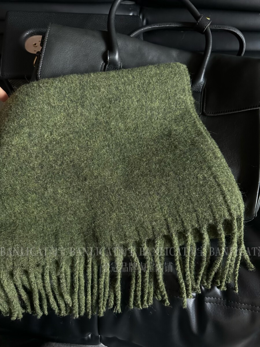 BanliCat 超美出片复古绿围巾男女韩版含羊毛保暖围脖秋冬披肩礼,淘宝优惠券,粉丝福利购,淘宝优惠卷