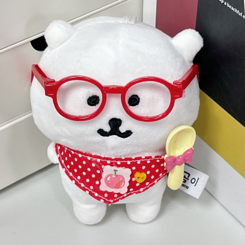 13cm自嘲熊番茄娃衣帽子眼镜可爱棉花娃娃装饰配件三角巾套装厂家,淘宝优惠券,粉丝福利购,淘宝优惠卷