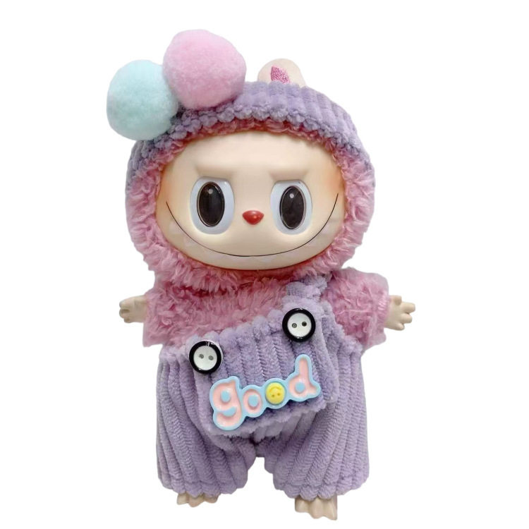 仅娃衣[labubu可用一二三代17厘米拉布布衣服毛绒搪胶裙子背带裤,淘宝优惠券,粉丝福利购,淘宝优惠卷