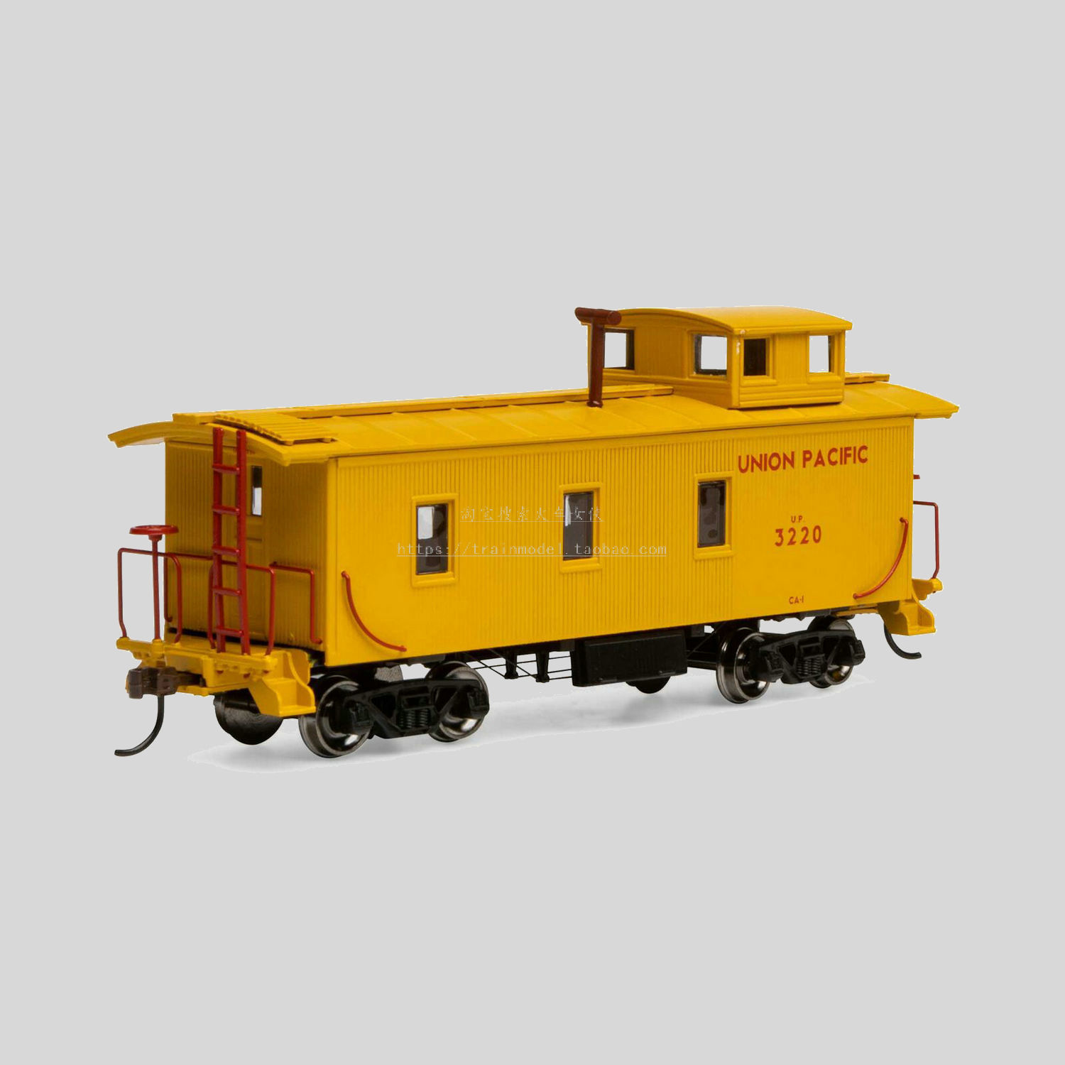 火车女侠模型美国ATHEARN HO型 三窗木纹守车厢两款选 RND11721/2 - 图0