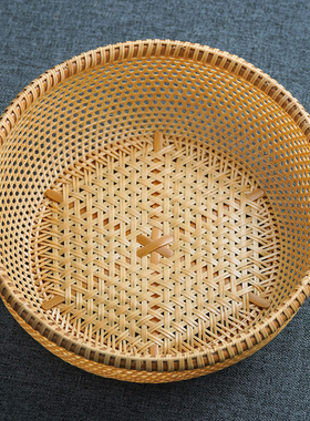 邱师傅竹木手工传承竹编蓝