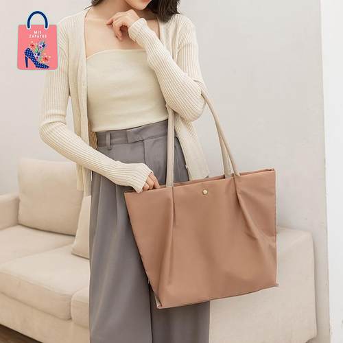 miszapatos防水大容量超轻单肩手提托特包女士包包电脑包妈咪包 - 图0