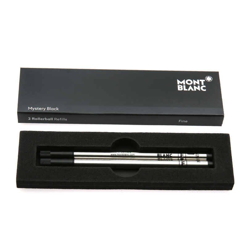 正品MontBlanc万宝龙签字笔宝珠笔通用笔芯Rollerball Refill F/M - 图1