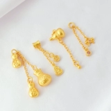 Сильная защита от цвета 18 тыс. Сумка золото золото золотой масло масло тыква денег сумок подвеска ручной работы ручной работы