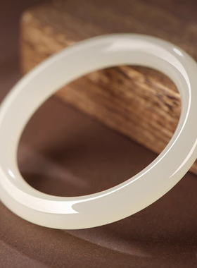 天然荔枝冻玉髓玉手镯天然玉石女款圆条少女美人条玉镯送证书