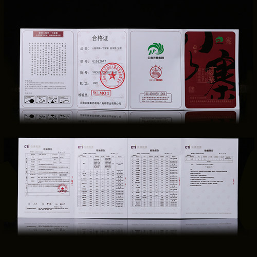 5饼整提八角亭2020年丁家寨古树普洱生茶叶300g易武春茶云南普洱 - 图2