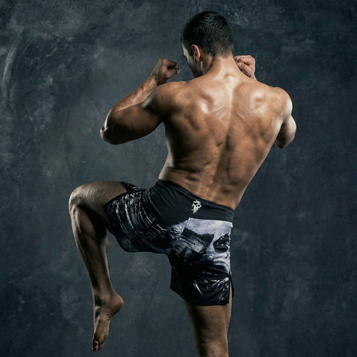 MMA毒液多巴胺速干运动短裤耐磨巴西柔术训练格斗泰拳击UFC五分夏 - 图3