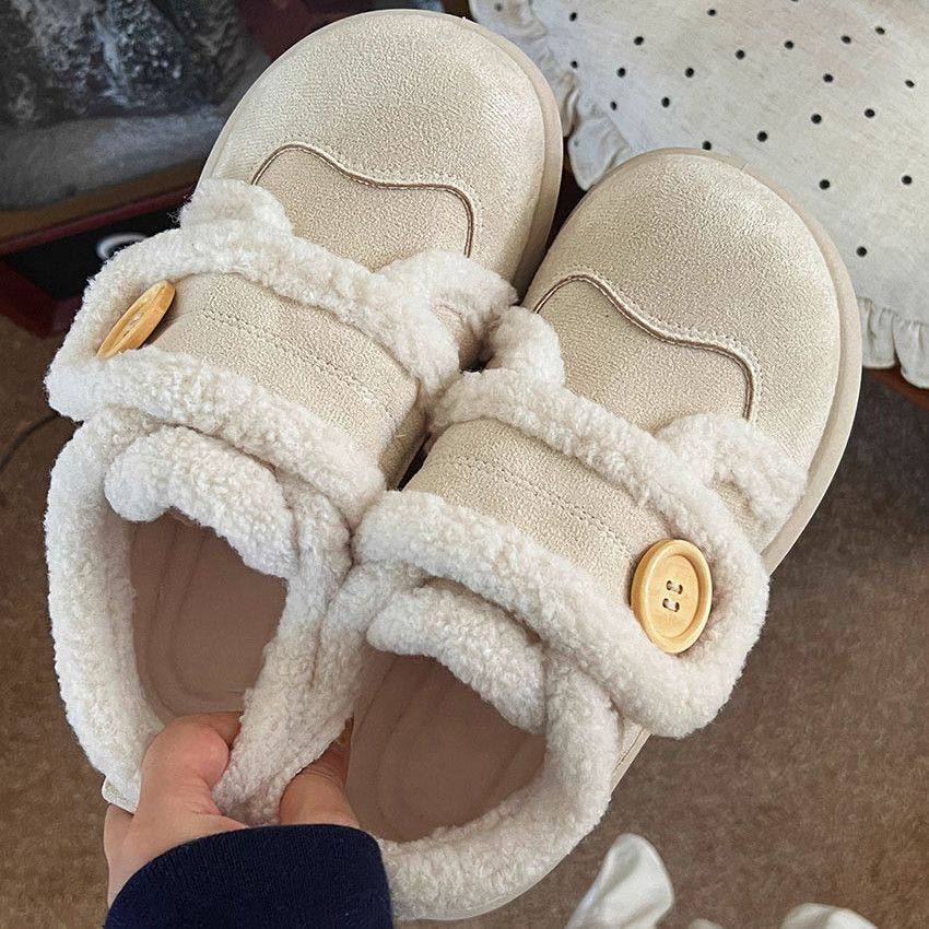 秋冬新款勃肯棉鞋女2026新款女鞋厚底防滑保暖外穿魔术贴款雪地靴,淘宝优惠券,粉丝福利购,淘宝优惠卷