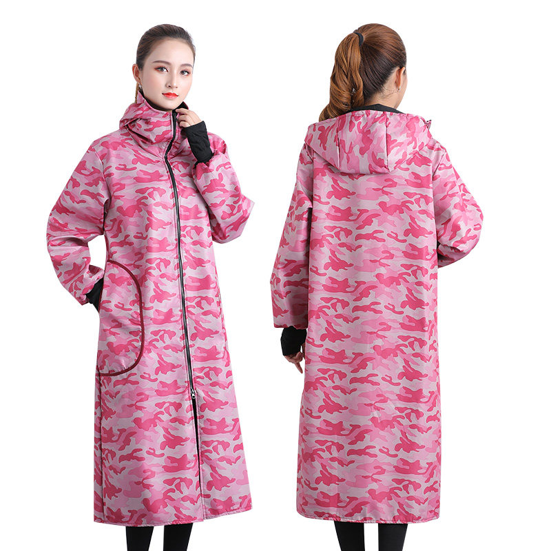 加绒罩衣大人女加长防水长袖时尚家用围裙护衣秋冬男女工作服外套,淘宝优惠券,粉丝福利购,淘宝优惠卷