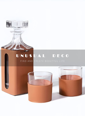 UNUSUALDECO皮质金属饰品摆件