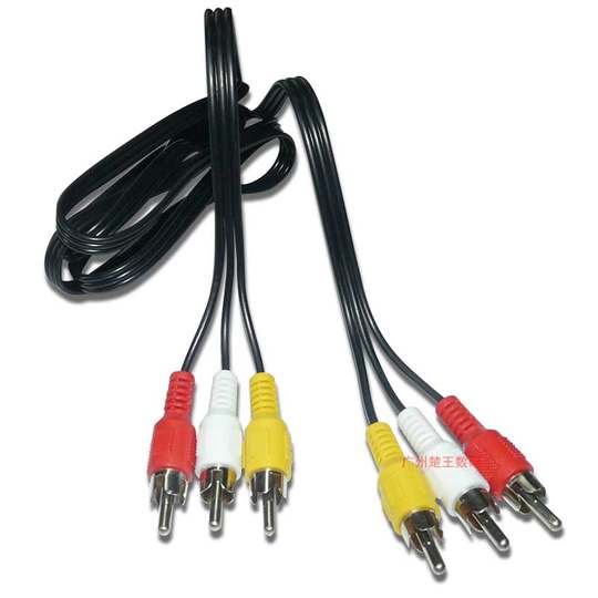 1.5 meters 3 meters three pairs of three av lines 3 TV video