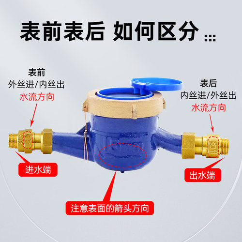 家用自来水止回阀黄铜4分6分水管专用防倒流单向阀15mm水表前止逆 - 图2