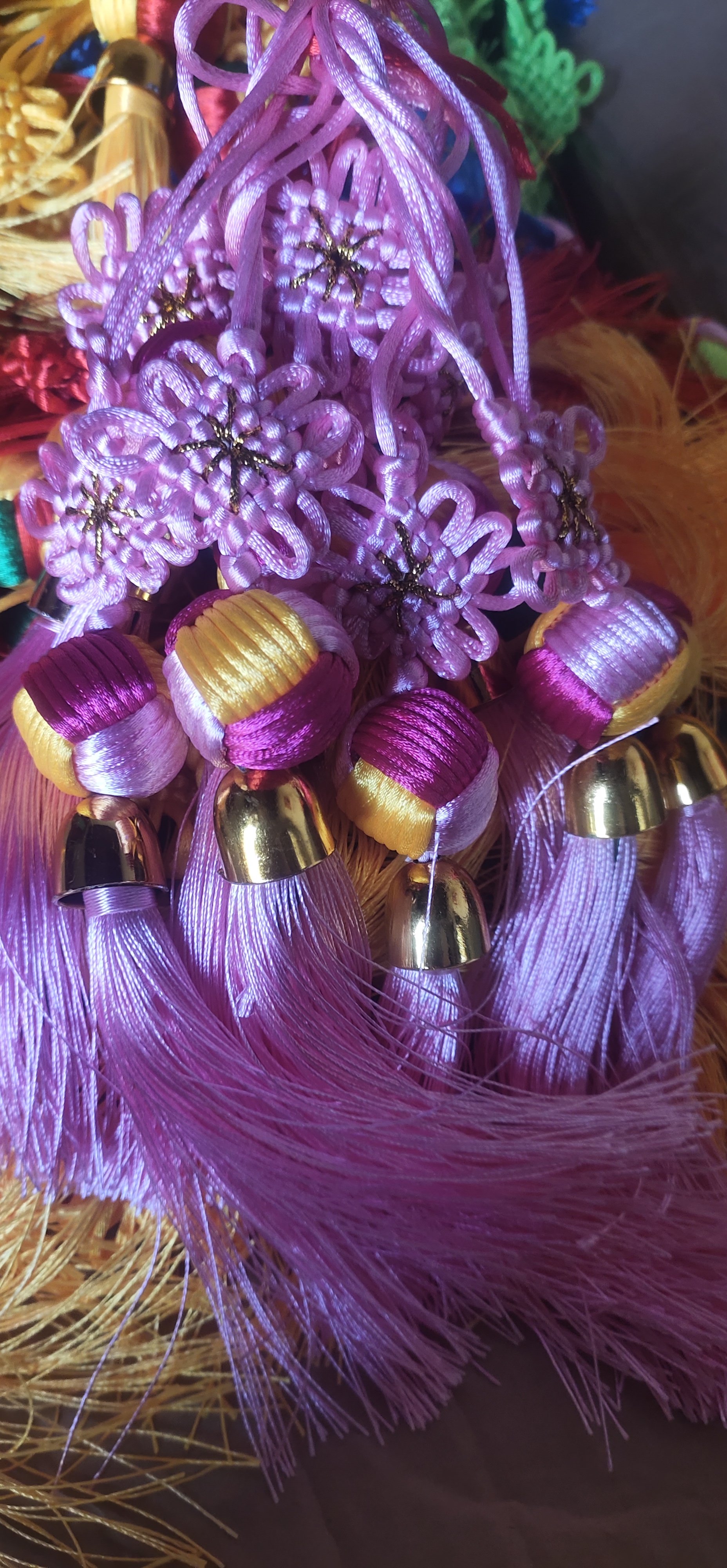 中国结彩球挂件 绣球配件 工艺品配件