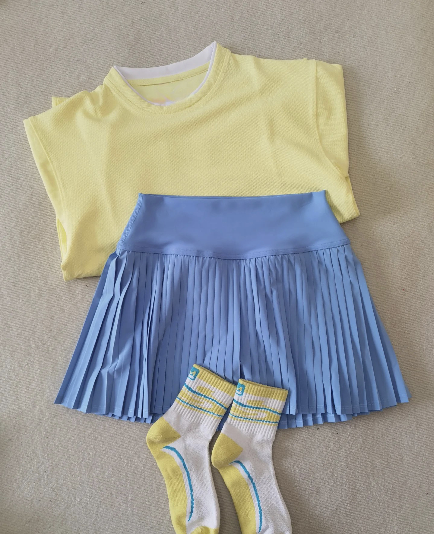 同款【高腰】 百褶风琴裙  带内衬防走光假两件瑜伽短裙,淘宝优惠券,粉丝福利购,淘宝优惠卷