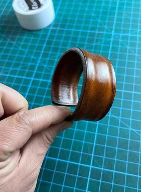 原创小众设计欧美情侣牛皮手环