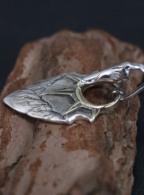 小周手作HB925纯银矛头吊坠