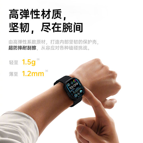 【W&P】2026新款适用苹果手表Ultra2/3保护壳applewatch手表保护套iwatchS10全包壳膜一体镂空超薄防摔防刮49 - 图2