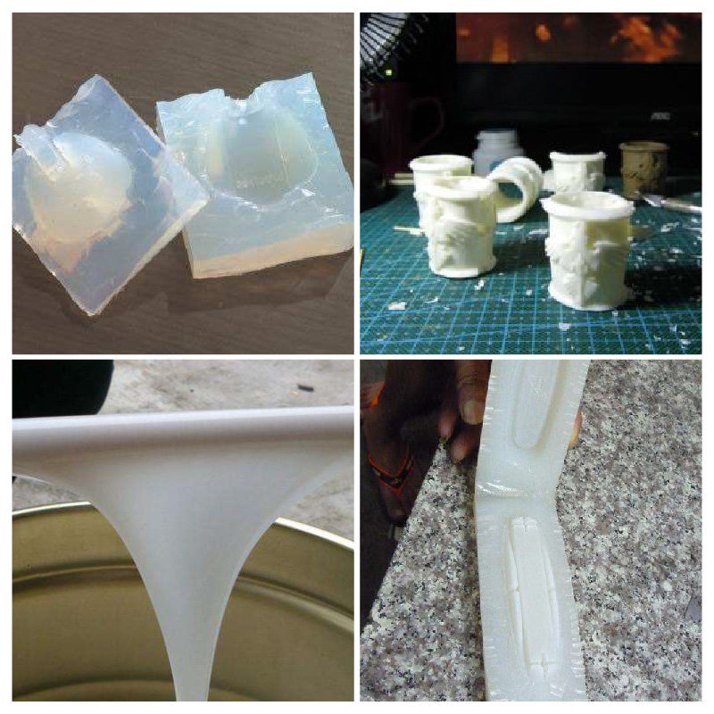 翻模胶水模型硅胶膜模具液自制手办制作手工diy材料树脂滴胶AB胶_虎窝淘