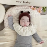 Хлопковый марлевый детский слюнявчик, защитный нагрудник