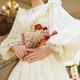 Heavy-duty thickened brushed lace palace retro dress
