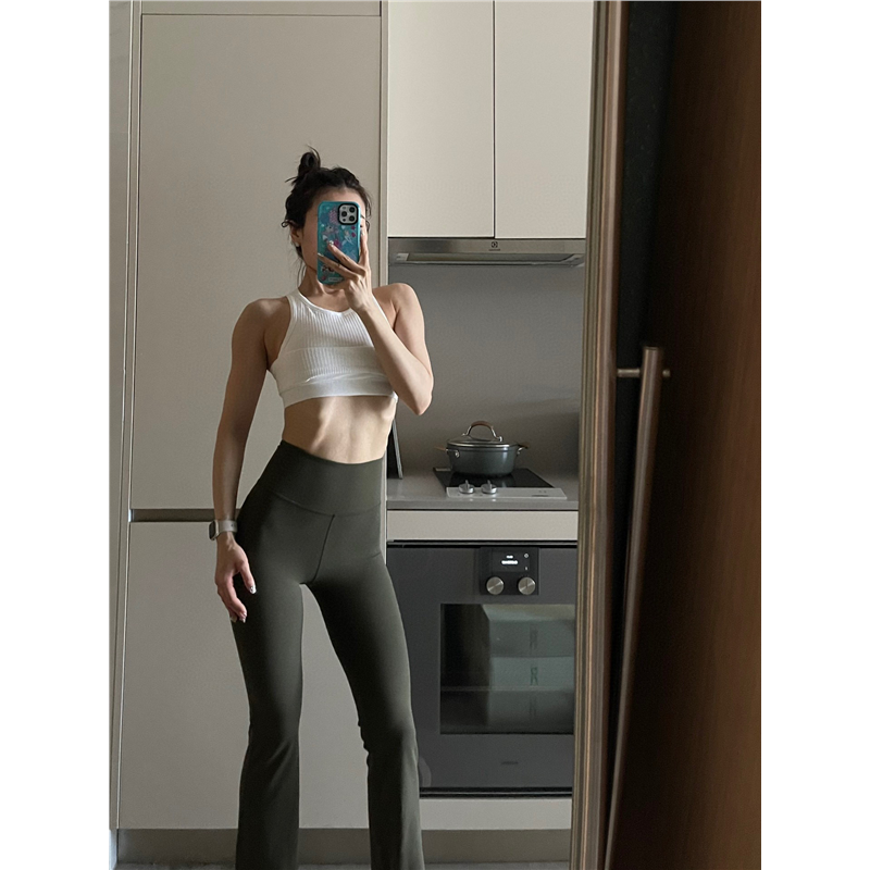 lululemon Groove Pant Flare 32瑜伽喇叭裤微喇高弹力高腰裤外穿 - 图3