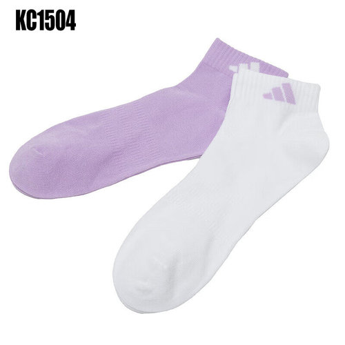 阿迪达斯男女LT ANKLE2双装薄款多彩短筒袜KF2492 JP1245 KC1504 - 图0