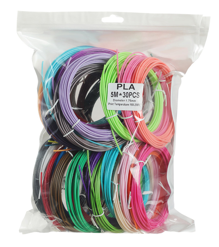 MUALPHA 3D打印笔高温低温款耗材 立体儿童PLA PCL材料1.75mm多彩