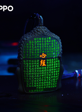 ZIPPO创意摆件打火机禅意金佛头