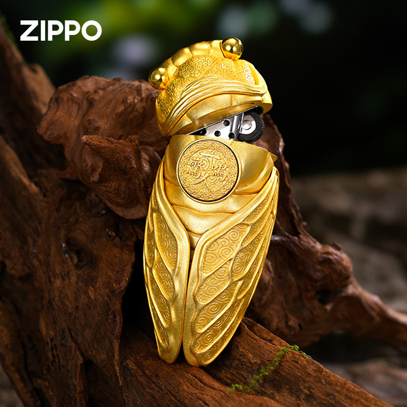 zippo打火机金色一鸣惊人重甲贴章官方正品煤油防风男士收藏礼物,淘宝优惠券,粉丝福利购,淘宝优惠卷