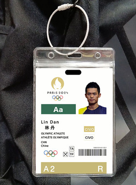 羽毛球运动员参赛卡李宗伟挂件