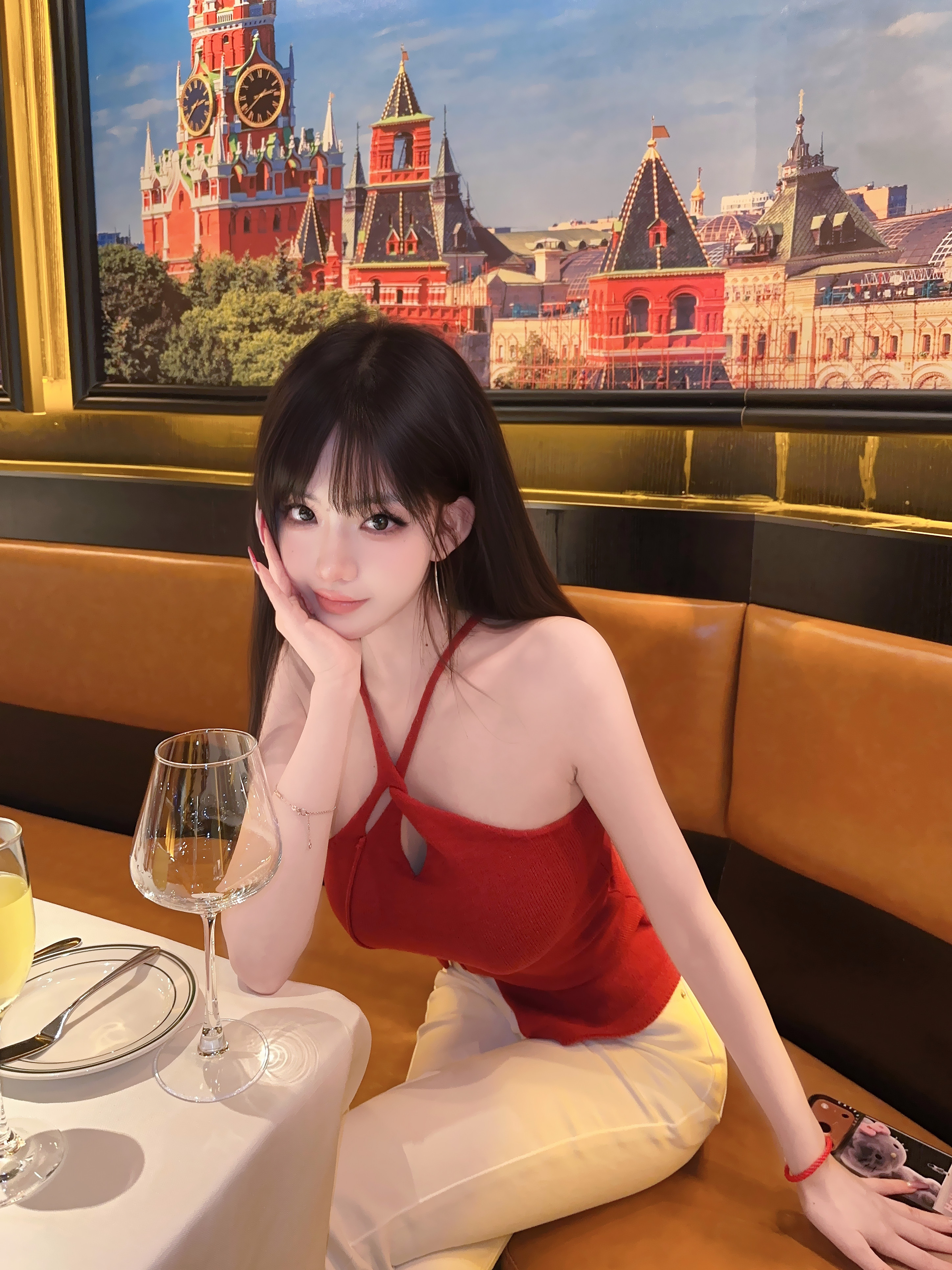 Eva君君酱小众镂空挂脖明线针织吊带背心女修身显瘦开叉性感上衣,淘宝优惠券,粉丝福利购,淘宝优惠卷