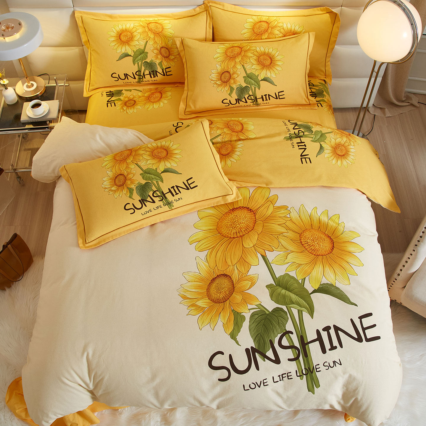 纯棉磨毛四件套亲肤被套床单双人100%全棉加厚保暖秋冬款床上用品,淘宝优惠券,粉丝福利购,淘宝优惠卷