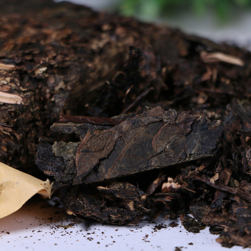 砖茶湖北赵李桥川字茶叶青砖茶蒸压338g奶茶黑茶边销熬茶专用茶砖 - 图0