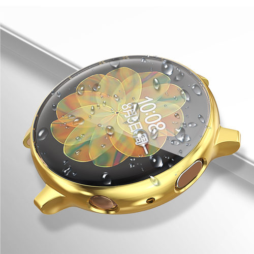 三星Galaxy Watch Active2智能手表保护套 active2/40/44mm手表壳带R830/R850硅胶替换表带运动防摔防水壳女 - 图3