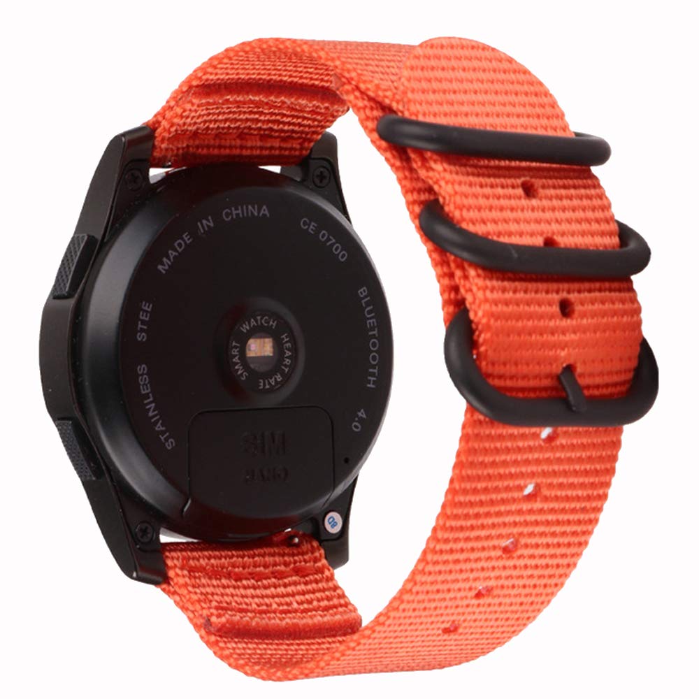 华为watch1代尼龙诺基亚联想手表带 楠跃数码配件智能手表手环表带/腕带