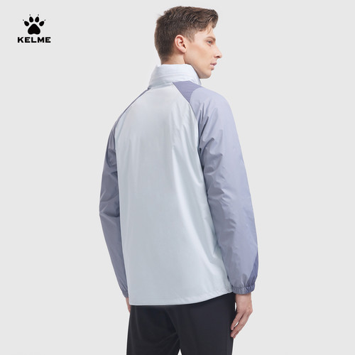 KELME卡尔美风雨衣梭织外套男2025秋冬新款足球训练连帽开衫运动 - 图2