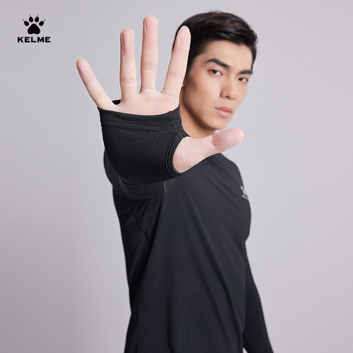 KELME卡尔美 紧身衣男加绒 运动健身服T恤拇指扣足球训练长袖打底 - 图0
